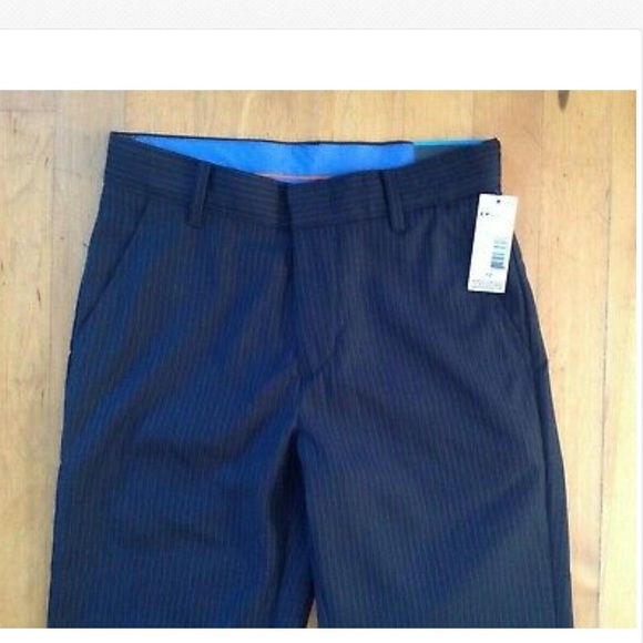 Dockers Boys Pinstripe Dress Pants/ Slacks Size 10 Regular New - Picture 2 of 9